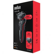 Електробритва Braun Series 5 51-R1000s BLACK/RED - Фото