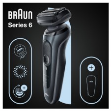 Электробритва Braun Series 6 61-N1000s BLACK / BLACK - Фото
