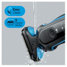Электробритва Braun Series 5 51-B1000s BLACK / BLUE - Фото