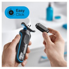 Электробритва Braun Series 5 51-B1000s BLACK / BLUE - Фото