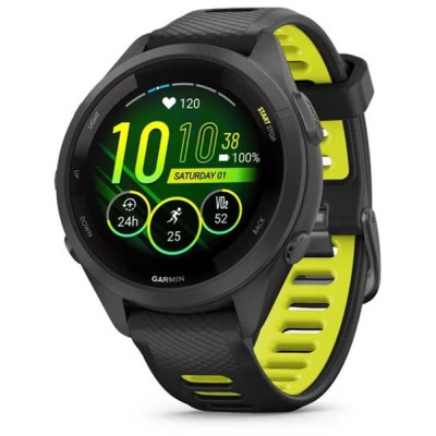 Смарт-часы Garmin Forerunner 265S, Black, GPS (010-02810-13)