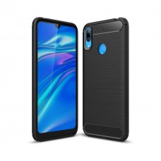 Чохол для моб. телефона Laudtec для Huawei Y7 2019 Carbon Fiber (Black) (LT-HY72019B) Чохол для моб. телефона Laudtec для Huawei Y7 2019 Carbon Fiber (Black) (LT-HY72019B) - Фото