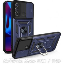 Чохол для мобільного телефона BeCover Military Motorola Moto E30 / E40 Blue (708183) - Фото