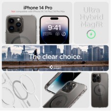 Чохол для моб. телефона Spigen Apple iPhone 14 Pro Ultra Hybrid MagFit, Carbon Fiber (ACS04971) - Фото