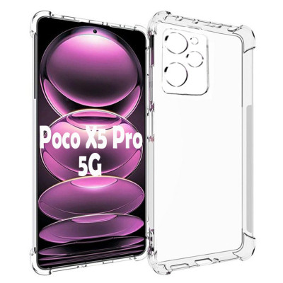 Чохол для мобільного телефона BeCover Anti-Shock Poco X5 Pro 5G Clear (708896)
