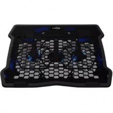 Підставка для ноутбука Canyon NS03, 10-15.6 laptop, dual-fan with 2x2.0 USB hub (CNE-HNS03) - Фото