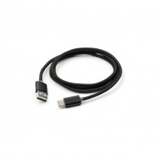 Дата кабель USB 2.0 AM to Type-C 1m LED black Vinga (VCPDCTCLED1BK) - Фото