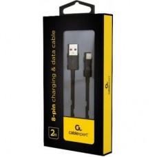 Дата кабель USB 2.0 AM to Lightning 2.0m Cablexpert (CC-USB2P-AMLM-2M) Дата кабель USB 2.0 AM to Lightning 2.0m Cablexpert (CC-USB2P-AMLM-2M) - Фото