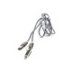 Дата кабель USB 2.0 AM to Lightning + Micro 5P 1.0m cotton PowerPlant (KD00AS1289)