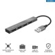 Концентратор Trust Halyx Aluminium 4-Port Mini USB Hub (23786_TRUST)