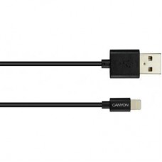 Дата кабель USB 2.0 AM to Lightning 1.0m MFI Black Canyon (CNS-MFICAB01B) - Фото