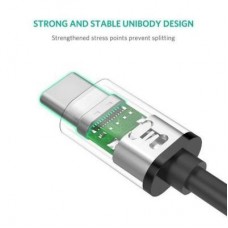 Дата кабель USB-C to USB-C 1.0m US286 3A Black Ugreen (50997) - Фото