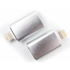 Дата кабель OTG USB — Lightning grey DENGOS (ADP-016) - Фото