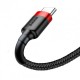 Дата кабель USB 2.0 AM to USB-C 2.0m 2A red-black Baseus (CATKLF-C91) Дата кабель USB 2.0 AM to USB-C 2.0m 2A red-black Baseus (CATKLF-C91)