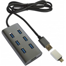 Концентратор Maiwo USB 3.0 Type-A / Type-C to 7х USB3.0 (KH700) - Фото