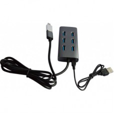 Концентратор Maiwo USB 3.0 Type-A / Type-C to 7х USB3.0 (KH700) - Фото