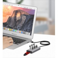 Концентратор Maiwo USB 3.0 Type-A / Type-C to 7х USB3.0 (KH700) - Фото
