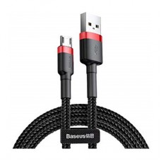 Дата кабель USB 2.0 AM to Micro 5P 2.0m CAMKLF 1.5A black-red Baseus (CAMKLF-C91)
