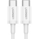 Дата кабель USB-C to USB-C 1.5m US264 18W ABS Cover White Ugreen (60519)