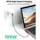 Дата кабель USB 2.0Type-C to Type-C 2.0m 5A 100W US335 90-degree Space Gray Ugreen (70698)