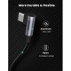 Дата кабель USB 2.0Type-C to Type-C 2.0m 5A 100W US335 90-degree Space Gray Ugreen (70698)