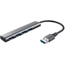 Концентратор Halyx 4-Port USB-A 3.2 Grey Trust (24947_TRUST) - Фото