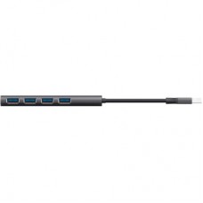 Концентратор Halyx 4-Port USB-A 3.2 Grey Trust (24947_TRUST) - Фото