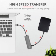 Концентратор Halyx 4-Port USB-A 3.2 Grey Trust (24947_TRUST) - Фото