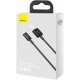 Дата кабель USB 2.0 AM to Lightning 1.0m 2.4A Superior Series Black Baseus (CALYS-A01) Дата кабель USB 2.0 AM to Lightning 1.0m 2.4A Superior Series Black Baseus (CALYS-A01)
