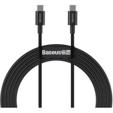 Дата кабель USB-C to USB-C 1.0m 5A Black Baseus (CATYS-B01)