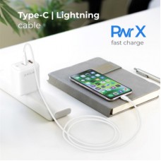 Дата кабель USB-C to Lightning 1.2m PwrX 30W ACCLAB (1283126559556) - Фото