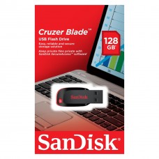 USB флешнакопичувач SANDISK 128 GB Cruzer Blade USB 2.0 (SDCZ50-128G-B35) - Фото