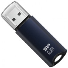 USB-флеш-накопичувач Silicon Power USB 128 GB SILICON POWER usb3.2 Marvel M02 Aluminum Blue (SP128GBUF3M02V1B) - Фото