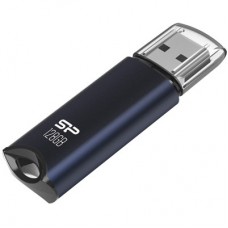 USB-флеш-накопичувач Silicon Power USB 128 GB SILICON POWER usb3.2 Marvel M02 Aluminum Blue (SP128GBUF3M02V1B) - Фото