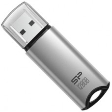 USB-флеш накопичувач Silicon Power USB 128G SILICON POWER usb3.2 Marvel M02 Aluminum Silver (SP128GBUF3M02V1S) - Фото