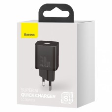 Зарядний пристрій Baseus 30W Super-Si EU (CCSUP-J01) чорний Зарядний пристрій Baseus 30W Super-Si EU (CCSUP-J01) чорний - Фото