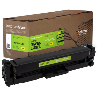 Картридж PATRON HP CLJ CF412A, для Pro M452/M477 Yellow, GREEN Label (PN-410AYGL)