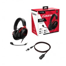 Наушники HyperX Cloud III Black-Red (727A9AA) - Фото