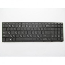 Клавиатура ноутбука HP ProBook 450 G5, 455 G5, 470 G5 черная с черной рамкой с подс (A46159)