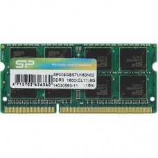 Модуль пам'яті для ноутбука SoDIMM DDR3 8 GB 1600 MHz Silicon Power (SP008GBSTU160N02) - Фото
