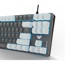 Клавіатура Aula F3287 Keycap KRGD Blue USB UA White/Grey (6948391240688) Клавіатура Aula F3287 Keycap KRGD Blue USB UA White/Grey (6948391240688) - Фото