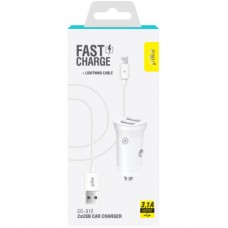 Зарядний пристрій Piko CC-312 (2USB3,1A) + Lightning cable (1283126538810) - Фото
