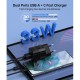 Зарядний пристрій Choetech GaN USB-A/USB-C 33 W QC 3.0/PD/PPS (PD5006-EU-BK)
