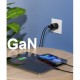 Зарядний пристрій Choetech GaN USB-A/USB-C 33 W QC 3.0/PD/PPS (PD5006-EU-BK)