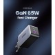 Зарядний пристрій Ugreen 3xUSB 65 W GaN (2xUSB-C+USB-A) CD244 Grey (10335) Зарядний пристрій Ugreen 3xUSB 65 W GaN (2xUSB-C+USB-A) CD244 Grey (10335)