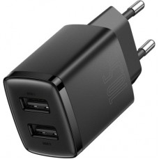 Зарядний пристрій Baseus Compact Charger 2U Black (CCXJ010201) - Фото