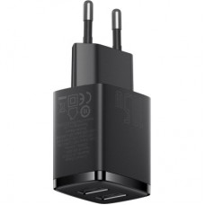 Зарядний пристрій Baseus Compact Charger 2U Black (CCXJ010201) - Фото