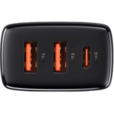 Зарядний пристрій Baseus Compact Quick Charger 2U+C (CCXJ-E01) - Фото