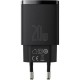 Зарядное устройство Baseus Compact Quick Charger U+C 20W EU Black (CCXJ-B01)