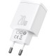 Зарядний пристрій Baseus Compact Quick Charger U+C 20 W EU White (CCXJ-B02)